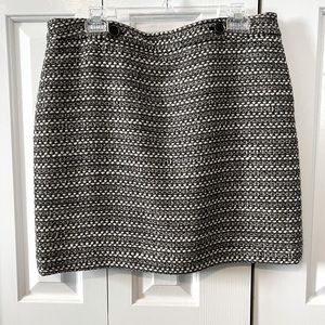 LOFT black and white skirt. Size 12